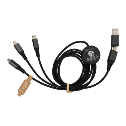 Terra RCS recycled aluminium 120 cm 6-in-1 cable (NAX-P302.682)