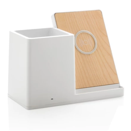 Ontario FSC® & RCS recycled plastic 10W wireless charger (NAX-P308.403)