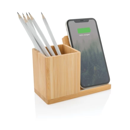 Calgary FSC® bamboo 10W wireless charger (NAX-P308.479)
