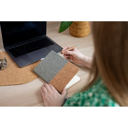 Cork notebook A5 with ball pen | Layla (NAX-V0056-04)