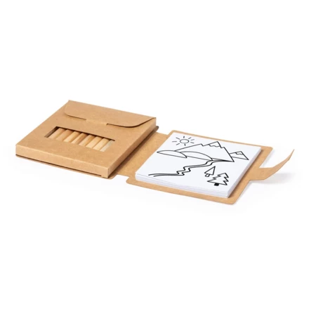 Recycled cardboard colouring set, coloured pencils (NAX-V1009-00)