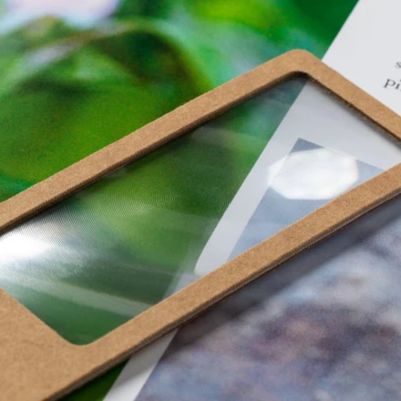 Lupa z kartonu z recyklingu, zakładka do książki (NAX-V1040-00)