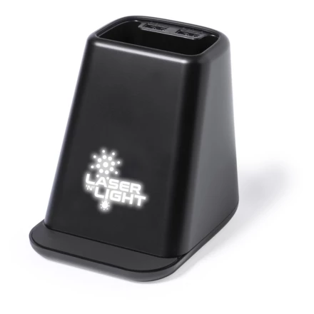 Wireless charger 15W, pen holder, phone stand (NAX-V1113-03)