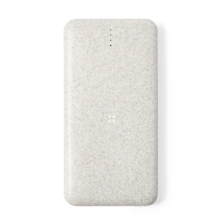 Wheat straw wireless power bank 8000 mAh, wireless charger 10W (NAX-V1119-00)