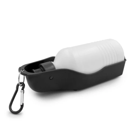 Butelka podróżna dla psa 250 ml, miska na wodę z karabińczykiem | Maud (NAX-V0020/W-03)