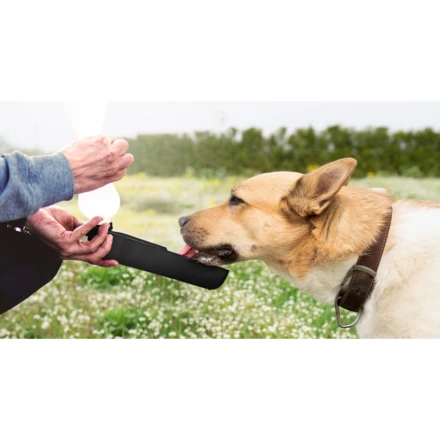 Butelka podróżna dla psa 250 ml, miska na wodę z karabińczykiem | Maud (NAX-V0020/W-03)