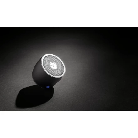 Basowy głośnik bezprzewodowy 3W Swiss Peak, aluminium z recyklingu (NAX-P331.002)