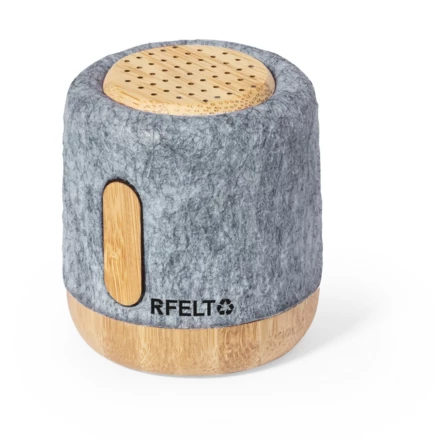 Felt RPET and bamboo wireless speaker 3W (NAX-V1347-19)