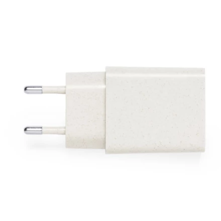 Wheat straw USB fast wall charger (NAX-V1354-00)