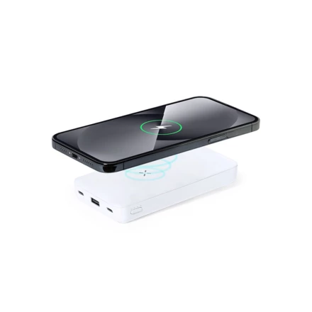 Wireless power bank 5000 mAh, wireless charger 15W, phone holder (NAX-V1222-02)