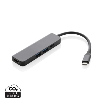 Hub USB 3.0 i USB typu C Terra, wejście HDMI 4K, RABS (NAX-P308.652)
