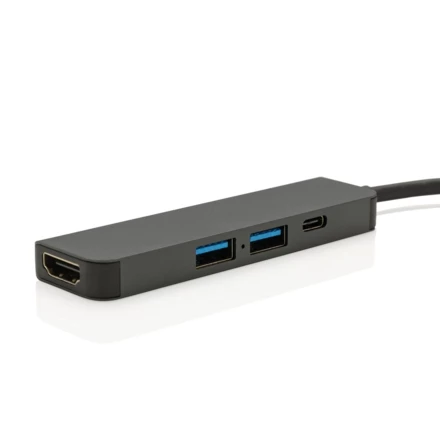Hub USB 3.0 i USB typu C Terra, wejście HDMI 4K, RABS (NAX-P308.652)