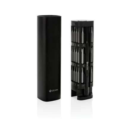 Śrubokręt Gear X, 56 końcówek, aluminium z recyklingu (NAX-P221.261)