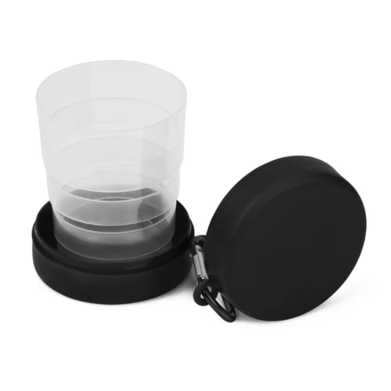 Składany kubek podróżny 220 ml z karabińczykiem (NAX-V7618-03)