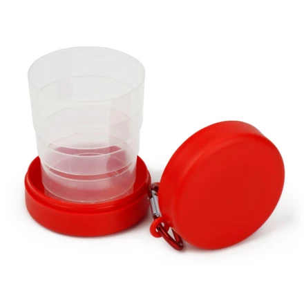 Składany kubek podróżny 220 ml z karabińczykiem (NAX-V7618-05)