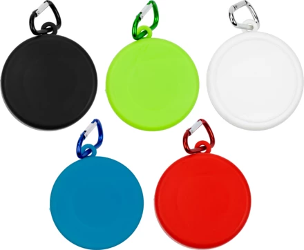 Foldable travel mug 220 ml with carabiner clip (NAX-V7618-10)