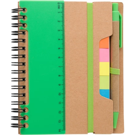 Memo holder, notebook, ball pen, ruler, sticky notes (NAX-V2991-10)