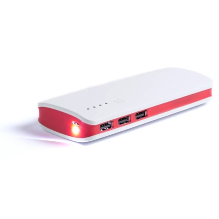 Power bank 10000 mAh, lampka LED (NAX-V3856-05)
