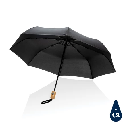 Bambusowy parasol automatyczny 21" AWARE™ RPET (NAX-P850.611)