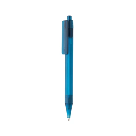 A new sophisticated member of the X pen family. Made with GRS (Global Recycle Standard) certified recycled materials. GRS certification ensures a completely certified supply chain of the recycled materials. Made with 100% recycled GRS certified recyc