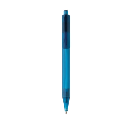 A new sophisticated member of the X pen family. Made with GRS (Global Recycle Standard) certified recycled materials. GRS certification ensures a completely certified supply chain of the recycled materials. Made with 100% recycled GRS certified recyc