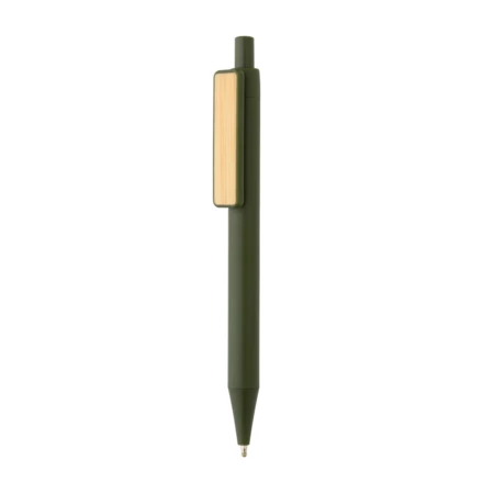 A new sophisticated member of the X pen family featuring a new look with a bamboo clip. Made with GRS (Global Recycle Standard) certified recycled materials. GRS certification ensures a completely certified supply chain of the recycled materials. Mad