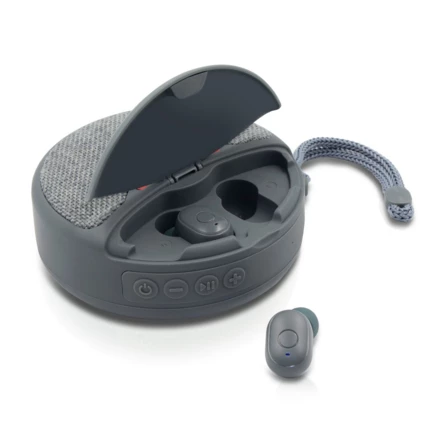 Głośnik bezprzewodowy 5W Air Gifts, radio, bezprzewodowe słuchawki douszne | Caleb (NAX-V7282-19)