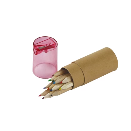 Zestaw kredek, temperówka | Nate (NAX-V6133-05)