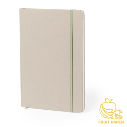 Notatnik A5 z kartonu z recyklingu i papieru z owoców (NAX-V2046-18)