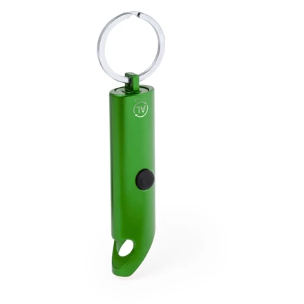 Recycled aluminium keyring, bottle opener, LED light (NAX-V2106-06)