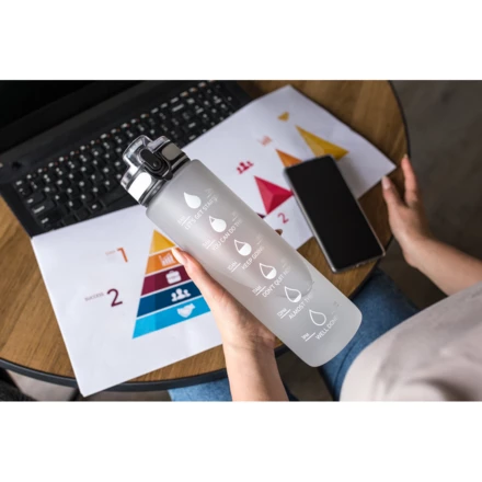 Butelka motywacyjna 1000 ml | Bennie (NAX-V2245-04)