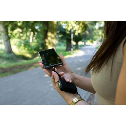 Power bank 4000 mAh, karabińczyk i lampka 1W | Dimetrice (NAX-VA109-03)