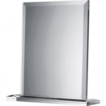 Szklany blok z podstawką - przeźroczysty - (NMC-27502-66)