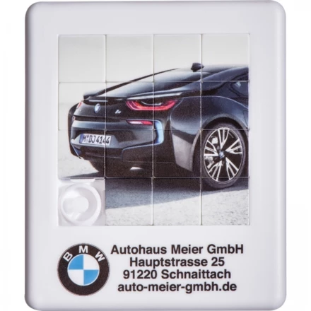 Gra puzzle przesuwane - biały - (NMC-50178-06)