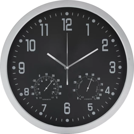 Zegar ścienny CrisMa - czarny - (NMC-41238-03)