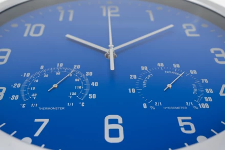 Zegar ścienny CrisMa - niebieski - (NMC-41238-04)