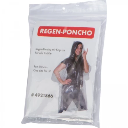 Ponczo przeciwdeszczowe - przeźroczysty - (NMC-49218-66)