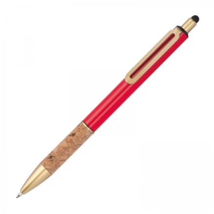 Długopis metalowy touch pen - czerwony - (NMC-13690-05)