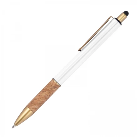 Długopis metalowy touch pen - biały - (NMC-13690-06)