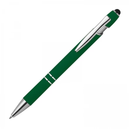 Długopis aluminiowy touch pen - ciemnozielony - (NMC-13689-99)