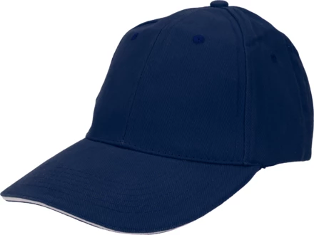 Cotton 6-panel cap - navy blue - (NMC-50466-44)