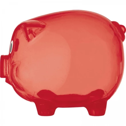 Skarbonka świnka - czerwony - (NMC-56235-05)