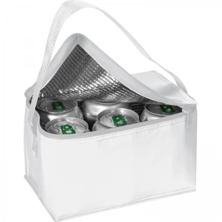 Torba termiczna na 6 puszek 330 ml - biały - (NMC-67004-06)