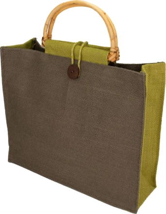 Torba z juty - zielony - (NMC-67538-09)