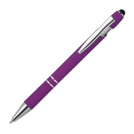 Długopis aluminiowy touch pen - fioletowy - (NMC-13689-12)