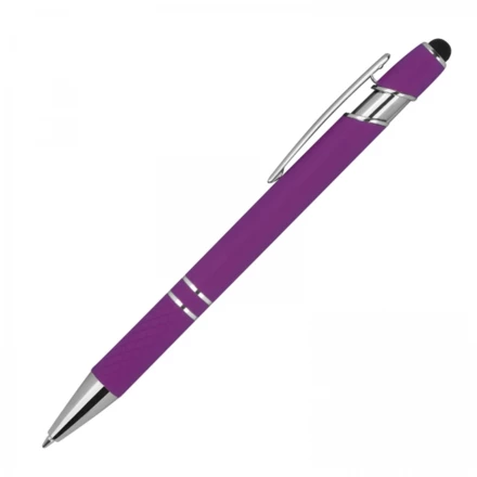Długopis aluminiowy touch pen - fioletowy - (NMC-13689-12)
