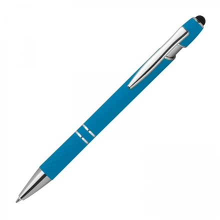 Aluminum touch pen - light blue - (NMC-13689-24)