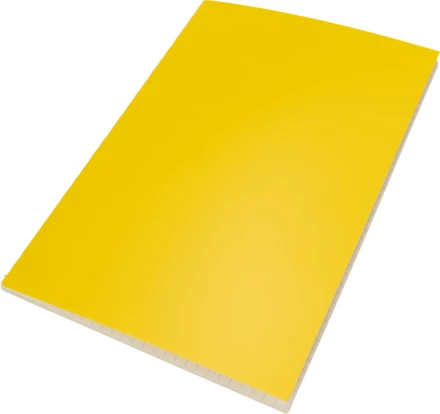 Notatnik A5 w kratkę - żółty - (NMC-23258-08)