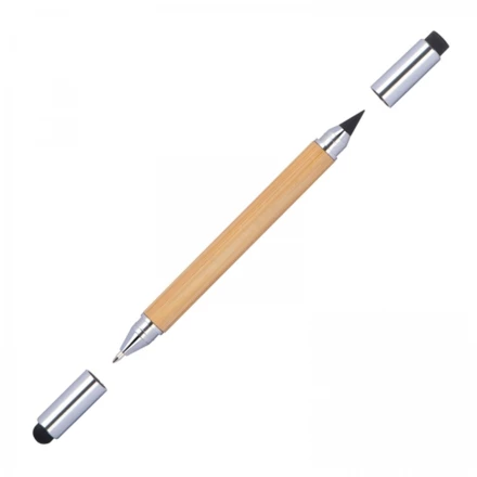 Długopis i ołówek touch pen 2w1 - beżowy - (NMC-13874-13)