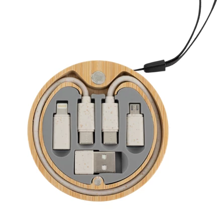 4in1 charging cable - beige - (NMC-EG0593-13)